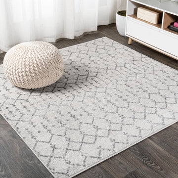Moroccan Hype Boho Vintage Diamond Area Rug